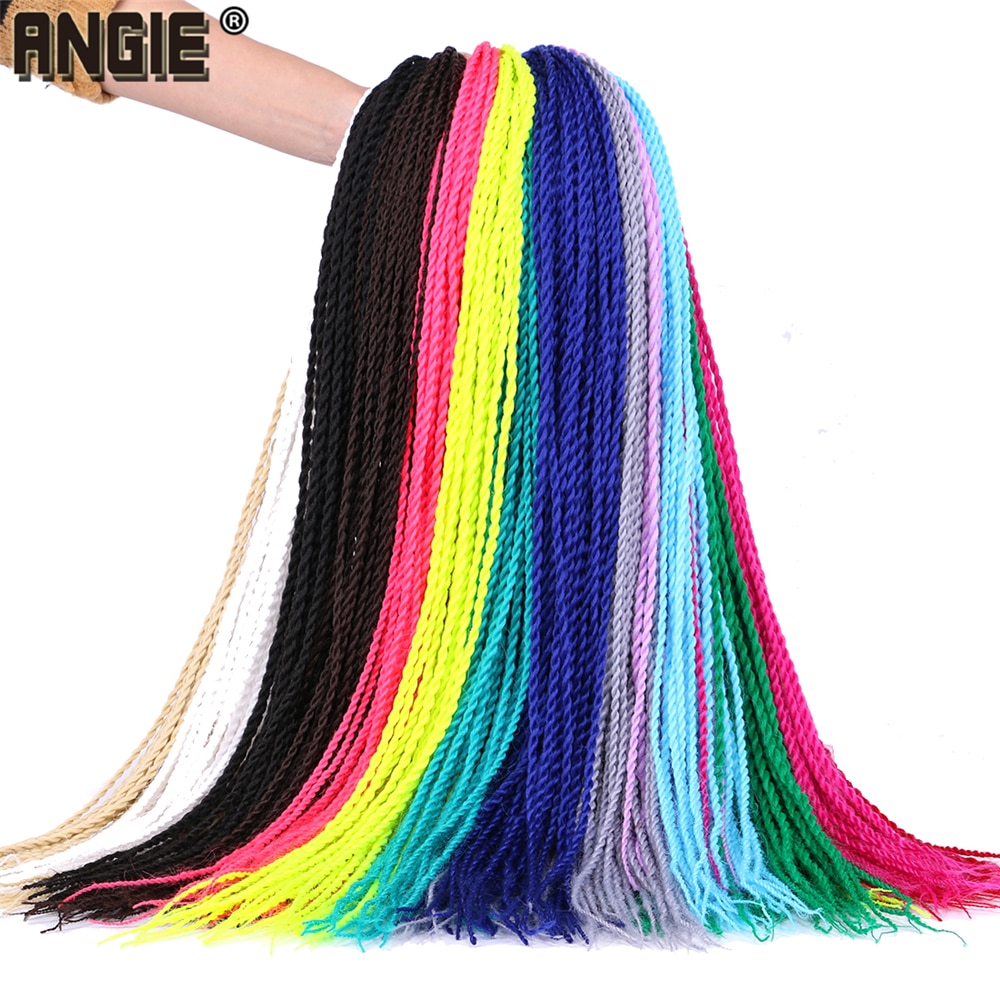 Angie 100 gram/pack 22 inch crochet braids װ ƮƮ  극̵ 30 roots/pack  ռ 